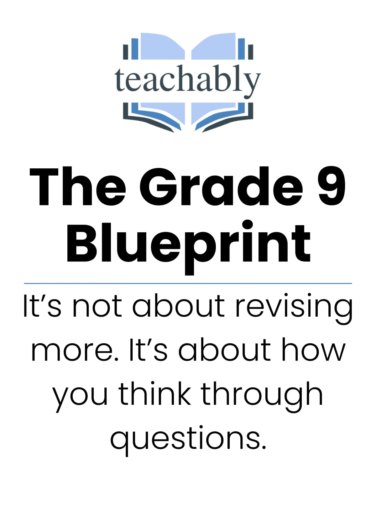 Grade 9 Blueprint page 1